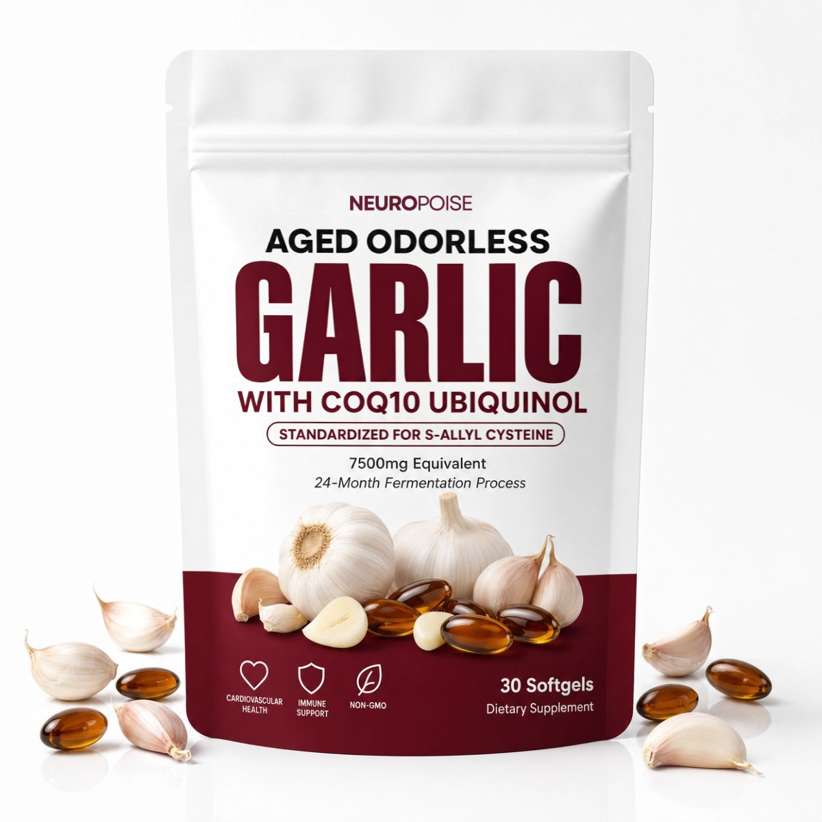 Neuropoise™ Aged Odorless Garlic