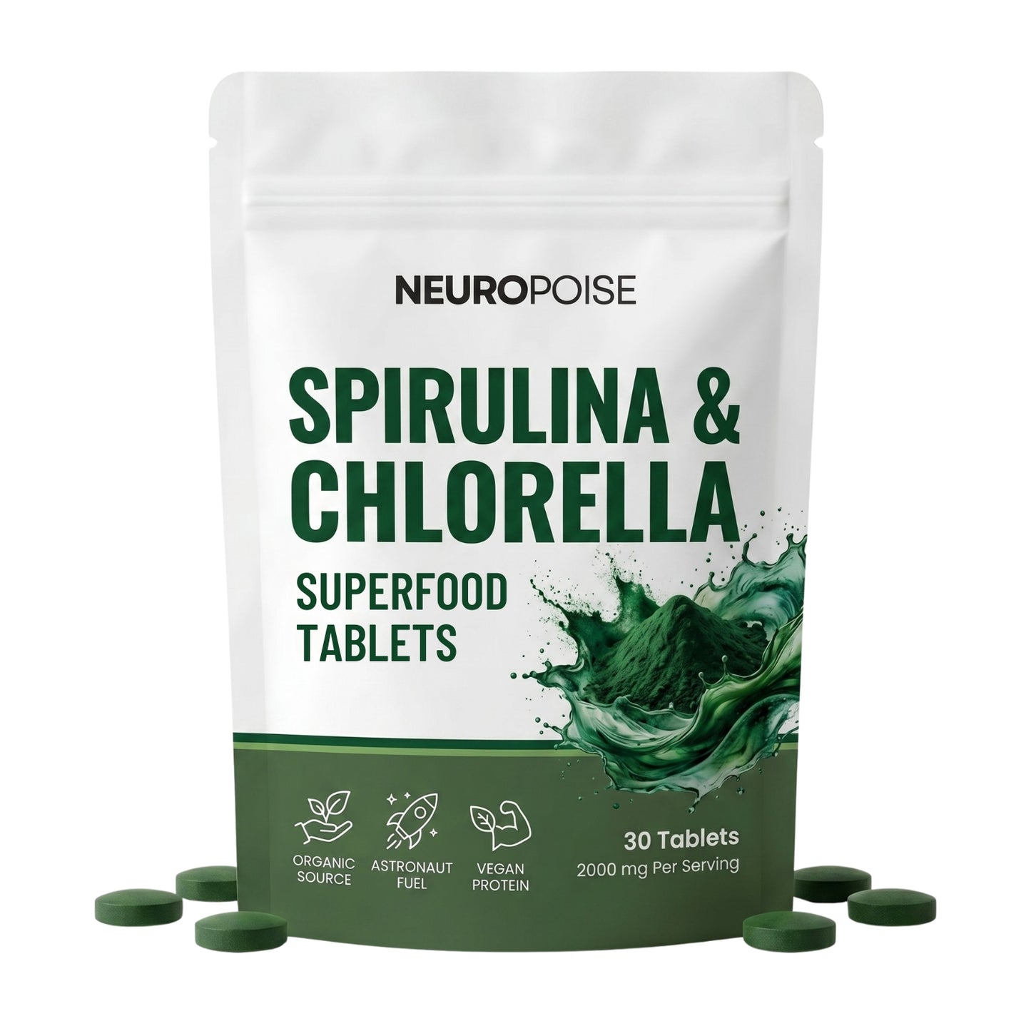 Neuropoise™ Spirulina & Chlorella