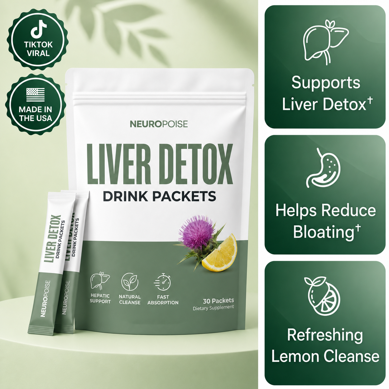 Neuropoise™ Liver Detox Drink Packets