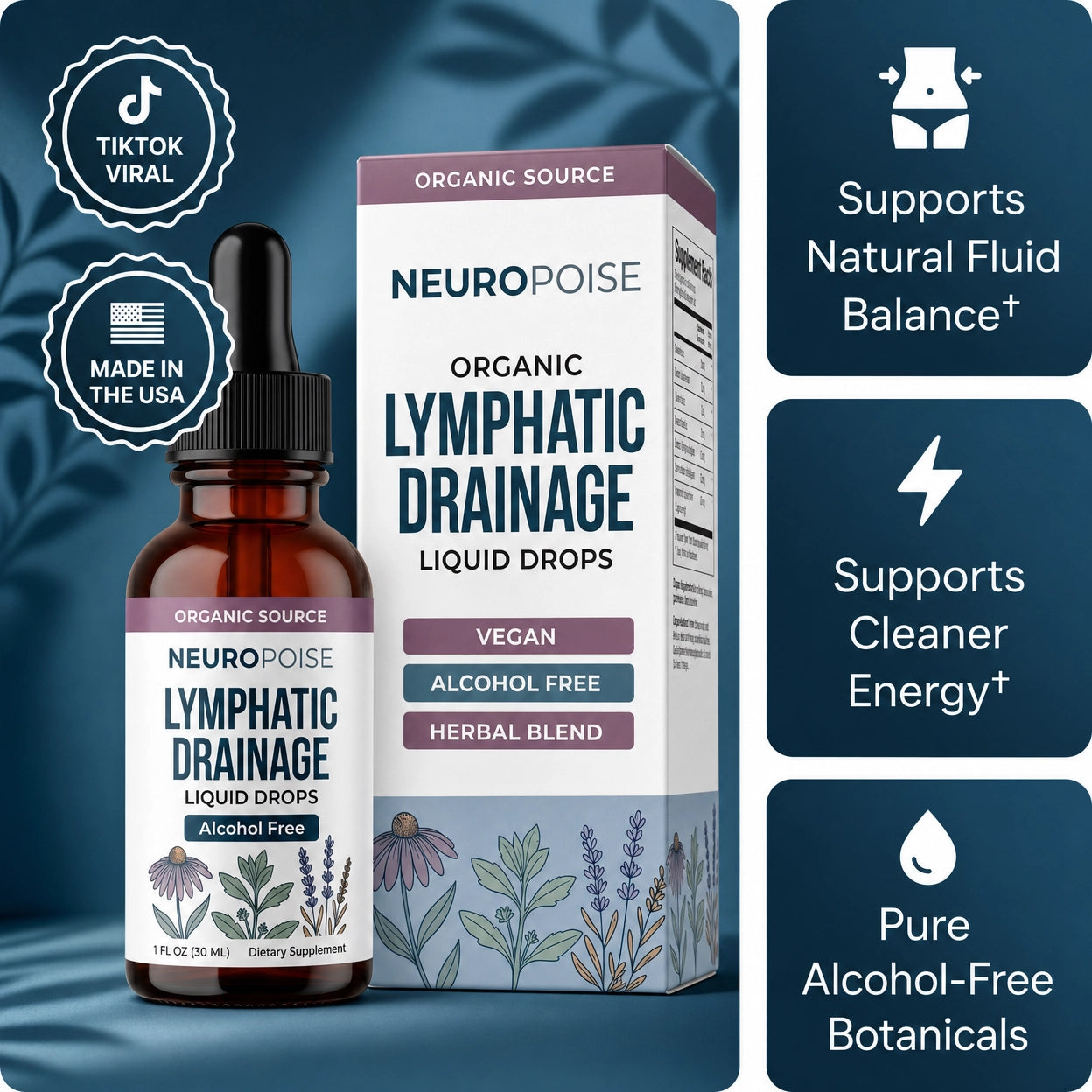 Neuropoise™ Lymphatic Drainage Liquid Drops