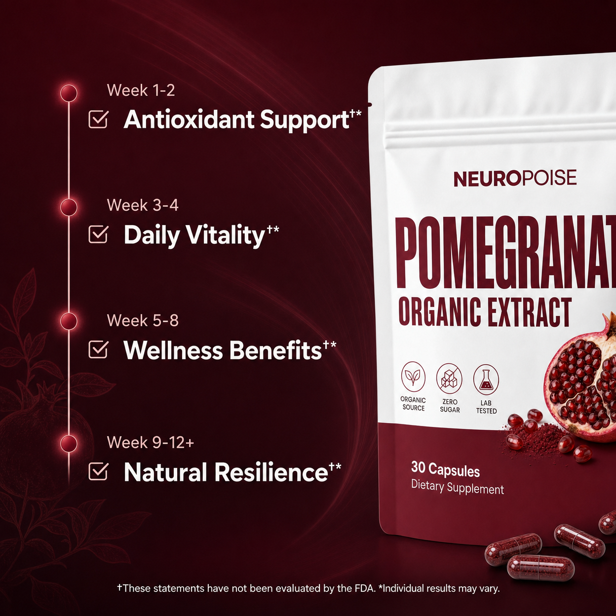 Neuropoise™ Pomegranate Organic Extract