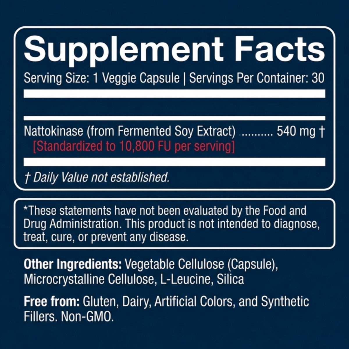 Neuropoise™ Nattokinase 10,800 FU