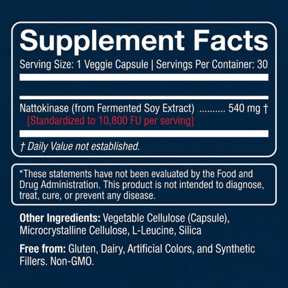 Neuropoise™ Nattokinase 10,800 FU