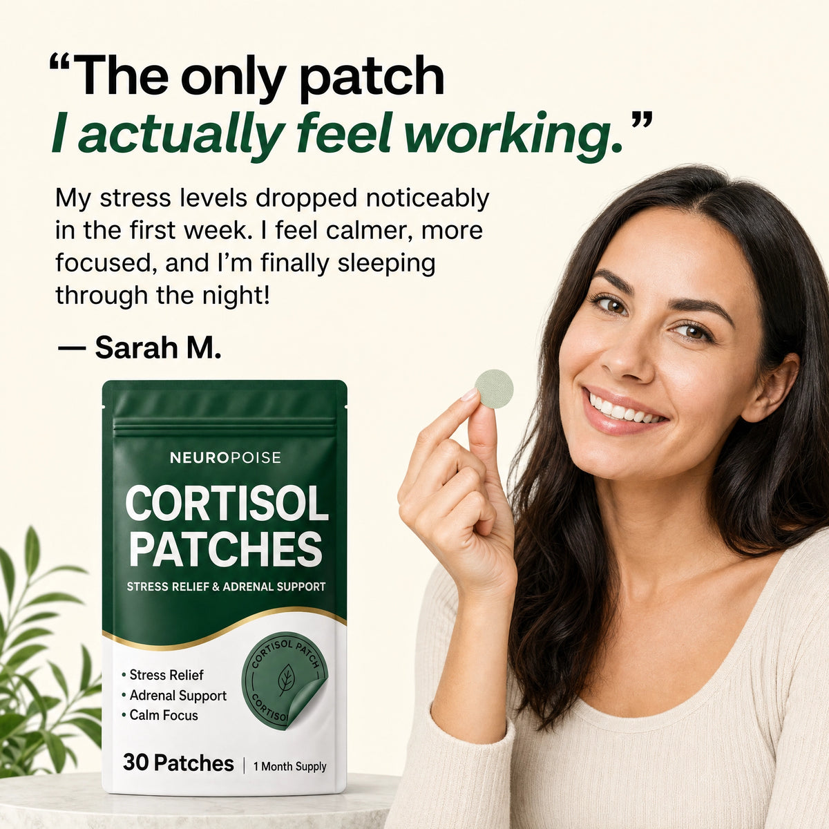 Neuropoise™ Cortisol Patches