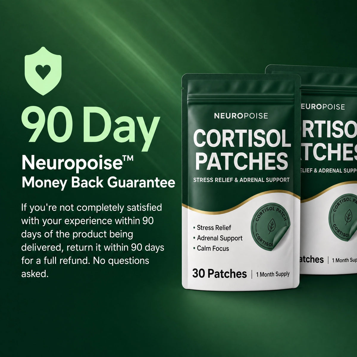 Neuropoise™ Cortisol Patches