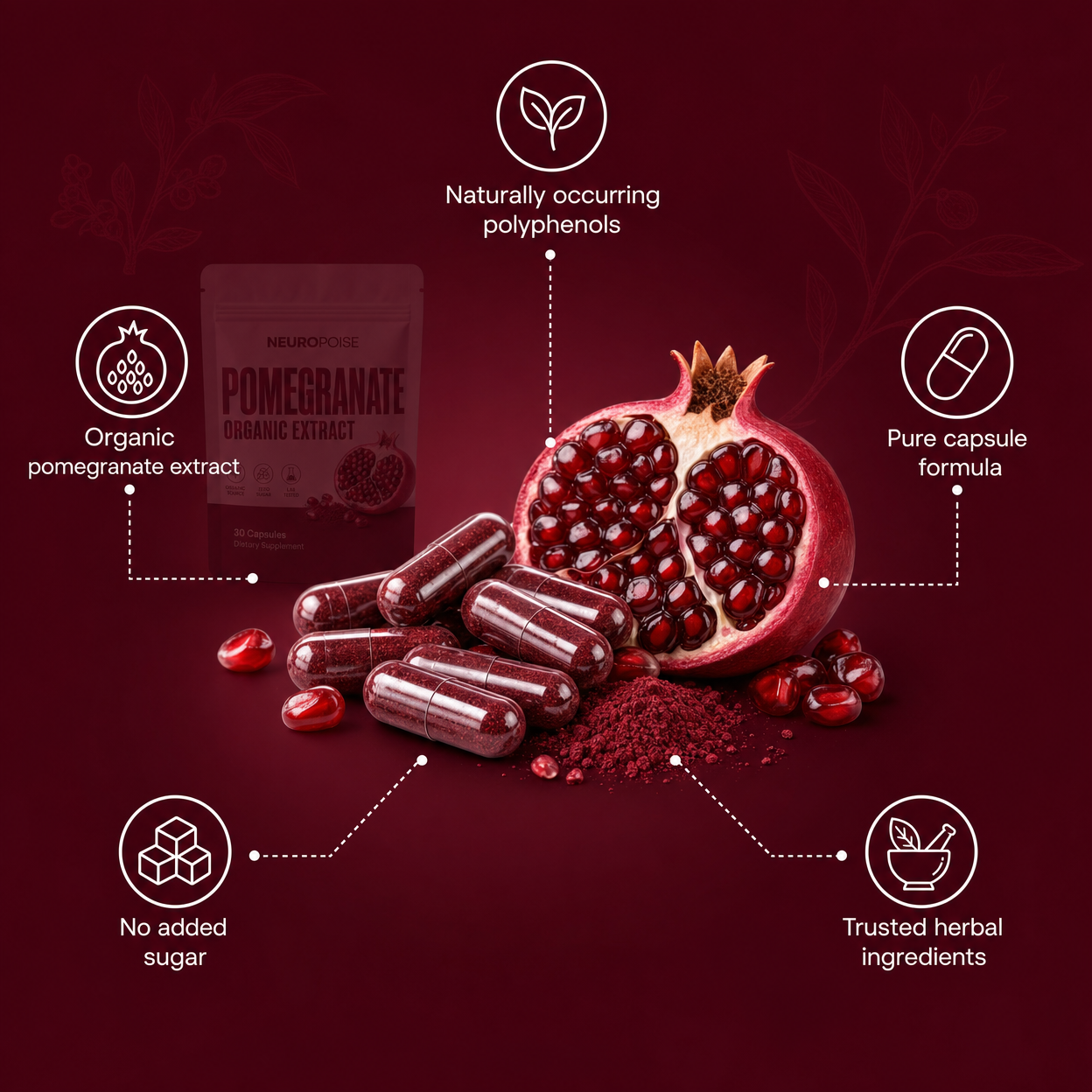 Neuropoise™ Pomegranate Organic Extract