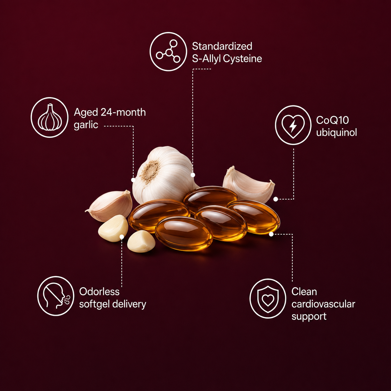 Neuropoise™ Aged Odorless Garlic