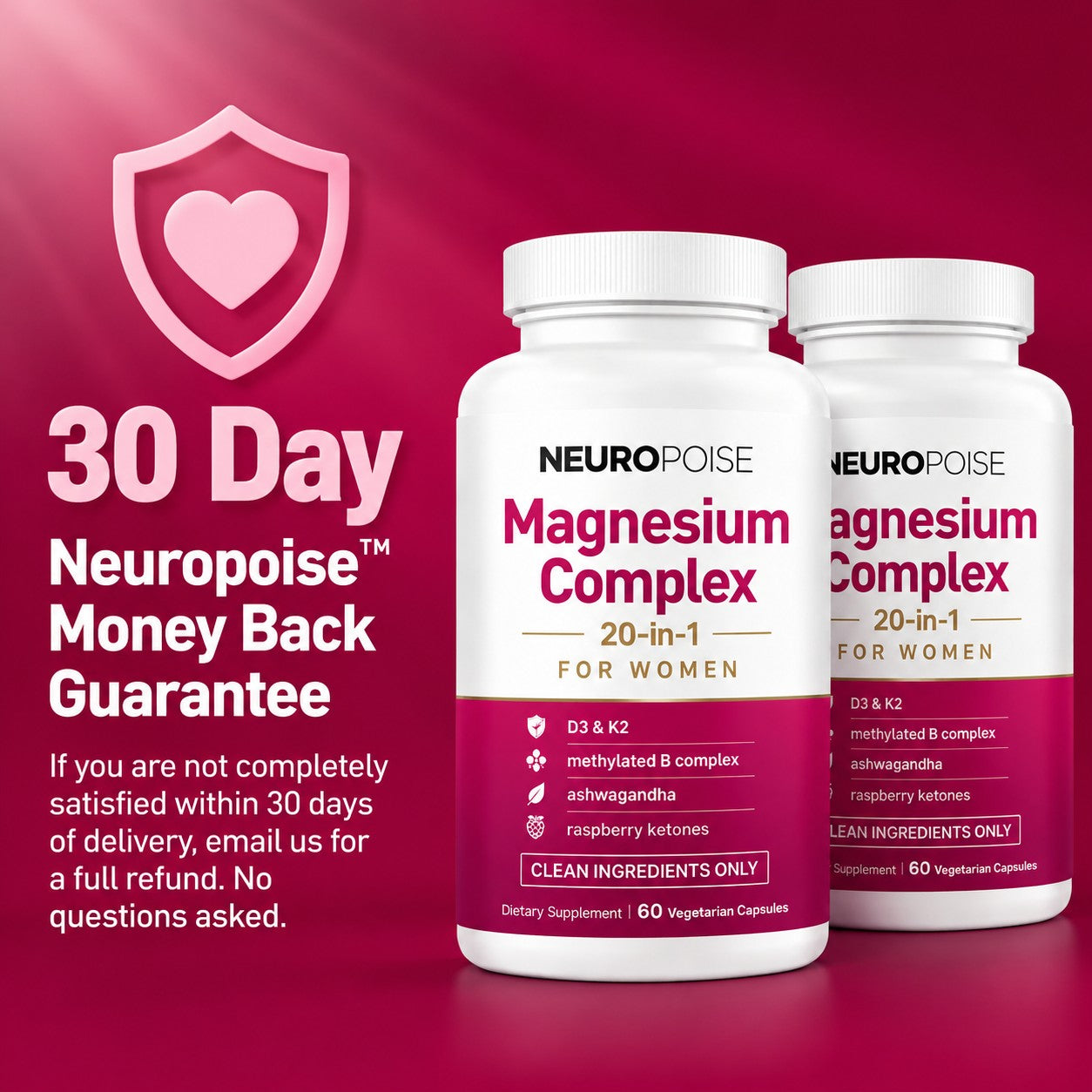 30 day Neuropoise money back guarantee