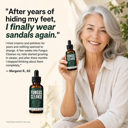 Customer testimonial for Neuropoise Fungus Cleanse