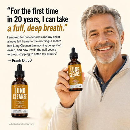 Customer testimonial for Neuropoise Lung Cleanse