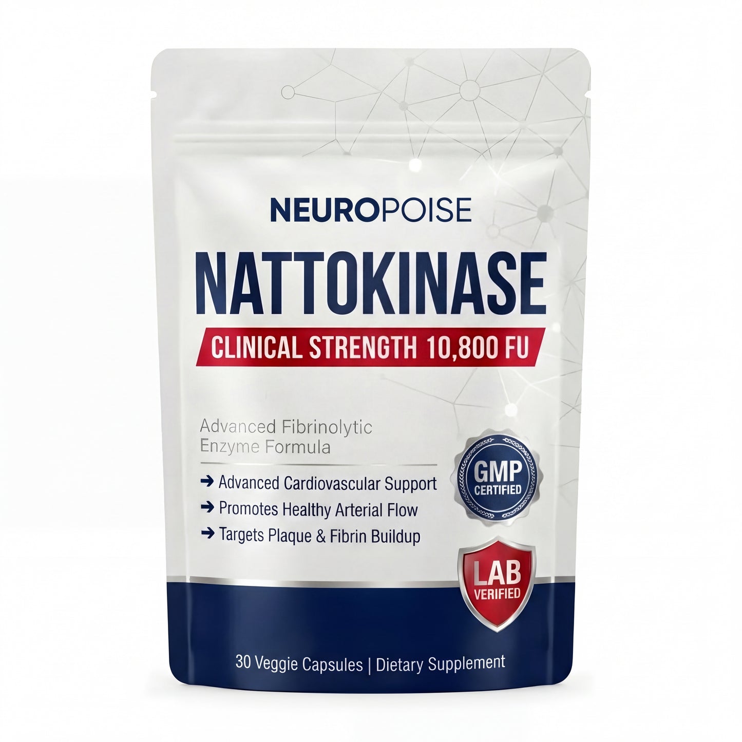 Neuropoise™ Nattokinase 10,800 FU