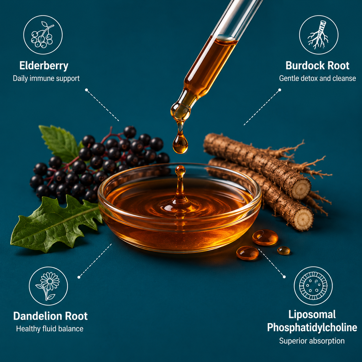 What is inside: 11 botanicals