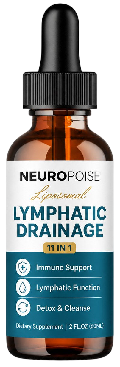 Neuropoise&trade; Liposomal Lymphatic Drainage Drops bottle